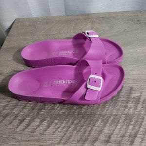 BIRKENSTOCK MADRID EVA RUBBER SLIDES PINK Purple Woman's Size 7